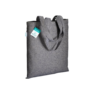 ON Sacoșă de cumpărături din bumbac reciclat 280g/m2, cu mânere lungi - Img 8
