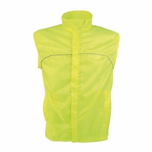 ON Vestă din poliester fluorescent de înaltă vizibilitate cu plasă respirabilă pe spate