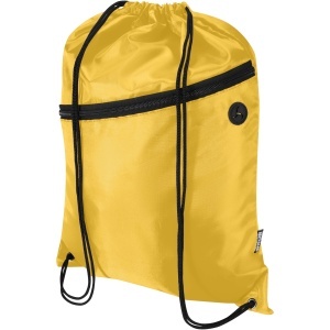 Oriole RPET drawstring bag with zipped front pocket 5L - Img 3