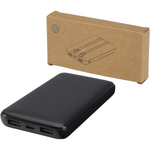 PF™ Adhil baterie externă 10.000 mAh 10W din plastic reciclat cu 2 cabluri încorporate - Img 1