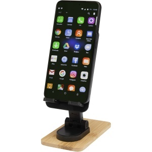 PF™ Alfirk suport telefon pliabil din plastic reciclat cu detalii din bambus - Img 1