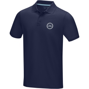 PF™ Graphite polo organic bărbați cu mânecă scurtă - Img 21