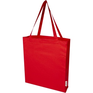 PF™ Madras 140 g/m² GRS recycled cotton gusset tote bag