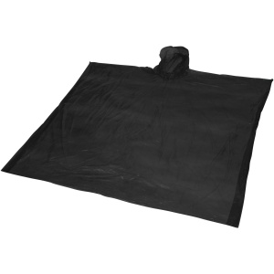 PF™ Mayan recycled plastic disposable rain poncho with storage pouch