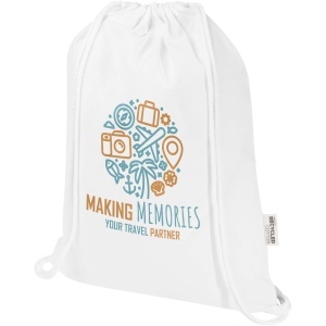 PF™ Oregon Blend 140 g/m² GRS recycled drawstring bag 5L - Img 7