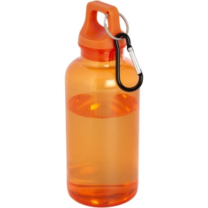 PF™ Oregon 400 ml RCS certified recycled plastic water bottle with carabiner