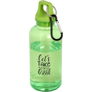 PF™ Oregon sticlă de apă 400 ml din plastic reciclat certificat RCS cu carabinieră - Img 17