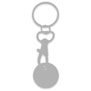 PF™ Rory keyring with trolley coin