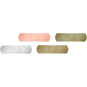 PF™ 5-pieces plasters with full colour printed paper envelope