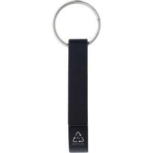 PF™ Tao RCS recycled aluminium bottle and can opener with keychain