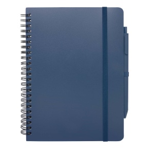 PF™ Thalaasa A5 ocean-bound hard cover notebook with ballpoint pen (black ink)