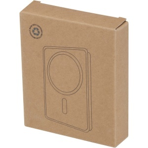 PF Baterie externă magnetică wireless Acrab de 10.000 mAh, 15W, cu alimentare de 20W - fabricată din plastic reciclat