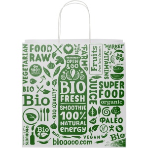 PF Kraft 120 g/m2 paper bag with twisted handles - 31 x 12 x 31 cm