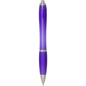 PF Nash RCS recycled plastic ballpoint pen with coloured barrel and grip (blue ink) - Img 19