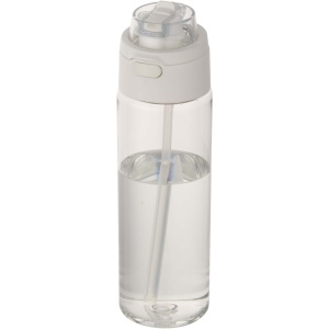 PF Sticlă de apă Theron RCS din plastic reciclat, 700 ml, cu capac cu funcție dublă și pai rabatabil