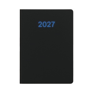 Planificator săptămânal 2027. Copertă moale din PU moale cu margini colorate ale paginii.