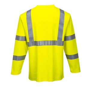 PW Modaflame Knit Hi-Vis FR Long Sleeve T-Shirt - Img 2