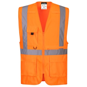 PW Vesta Hi-Vis Executive cu buzunar pentru tabletă