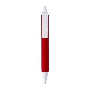 Retractable plastic pen. Colored barrel with velvet effect - Img 13
