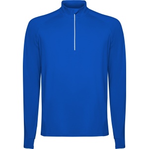 RO™ ESTAMBUL | Bluză raglan tehnică ML cu guler inversat, fermoar pe jumătate și detaliu reflectorizant | 88 % poliester reciclat / 12 % elastan | 200 gsm - Img 1