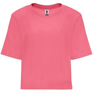 RO DOMINICA - 100% cotton, 170 gsm single jersey. Fluor pink lady colour 125: 65% polyester / 35% cotton. - Img 4