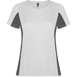 RO SHANGHAI WOMAN - Main fabric: 100% bird's eye polyester. Side panels: 100% microperforated polyester, 140 gsm.