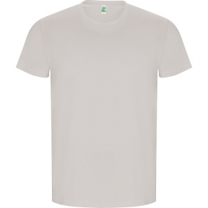 RO TRICOU GOLDEN - 100% bumab organic piptănat, punct neted. Colorat: 160 g/m². Alb: 170 g/m².Culoarea gri melanj 58: 85% bumbac organic / 15% vâscoză - Img 4