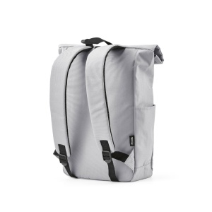 Rome backpack 12L rPET. Roll-top and velcro closure - Img 14