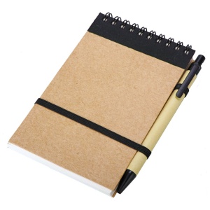 Royal™ KRAFT caiet cu pagini transparente 90×140 / 140 pagini cu pix - Img 3