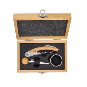 Royal Set de vinuri SOMMELIER din bambus - Img 2