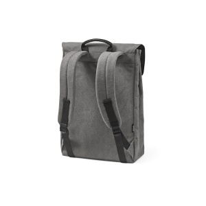 Rucsac Praga 25L din bumbac. Închidere cu cârlig. Potrivit pentru laptop de 17". - Img 15