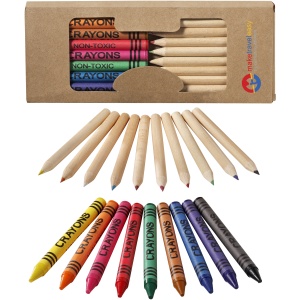 Set de 19 creioane colorate și creioane colorate Lucky - Img 3