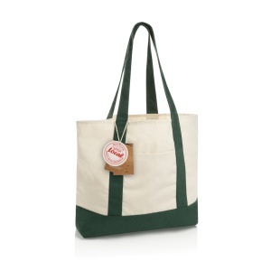 SHOP LOCAL AWARE™ recycled cotton 350gsm Tote bag - Img 11