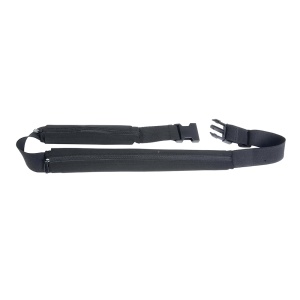 Slim, spandex 2-pocket waist bag with adjustable waist strap and clip closure - Img 11
