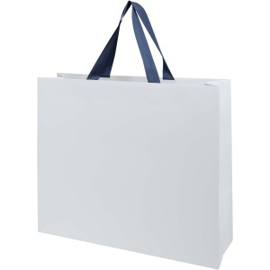 Smartfold 230 g/m2 paper bag with ribbon handles and gloss lamination - 42 x 12 x 35 cm - Img 10