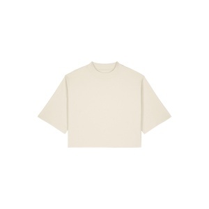 ST/ST Stella Raya - The women's cropped t-shirt in recycled cotton - Relaxed Fit | Women 200 g/m² - Img 4
