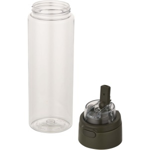 Sticlă de apă Theron RCS din plastic reciclat, 700 ml, cu capac cu funcție dublă și pai rabatabil - Img 10