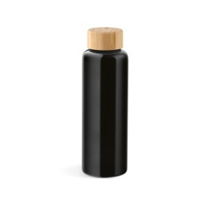 AO Sticlă Indus din sticlă borosilicată și capac de bambus 510 ml. Etanșă
