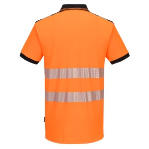 Tricou polo confortabil din bumbac 3 Hi-Vis, mărime M/M - Img 3