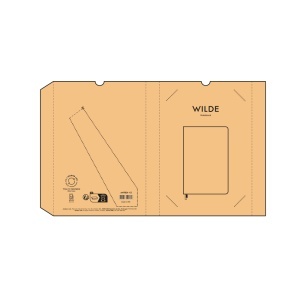 AO Caiet Hugo A5 cu copertă din carton de lapte, 70 g/m², reciclat, 160 de pagini