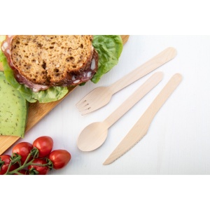 Woolly - wooden cutlery, fork - Img 4