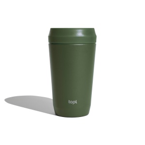 XD™ Topl Recycled Steel To Go Tumbler Patented 360 Lid 354ml