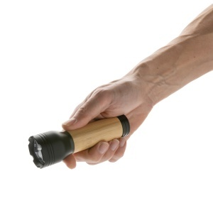 XD™ Lucid 3W RCS certified recycled plastic & bamboo torch - Img 1