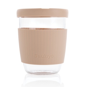 XD™ Ukiyo borosilicate glass with silicone lid and sleeve