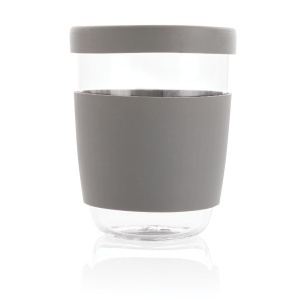 XD™ Pahar Ukiyo din sticlă borosilicată cu capac și mânecă din silicon - Img 8