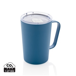 XD™ RCS Recycled stainless steel modern vacuum mug with lid