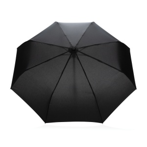 XD™ 21" Impact AWARE™ RPET 190T bamboo auto open/close umbrella