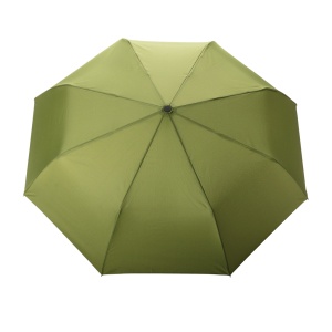 XD™ 21" Impact AWARE™ RPET 190T bamboo auto open/close umbrella