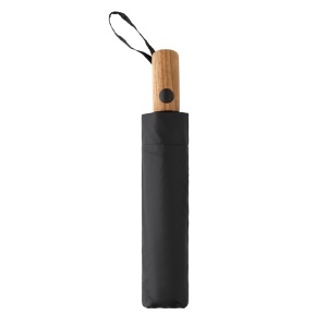 XD™ Umbrelă mini automată 21" Kaycey Aware™ RPET cu mâner din acacia - Img 11