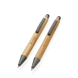 XD Bamboo modern pen set in box